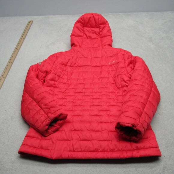 Spyder Jacket Youth Large Fuchsia‎ Edyn Hoody Insulated Snow Zip Quilted Puffer - Picture 3 of 16